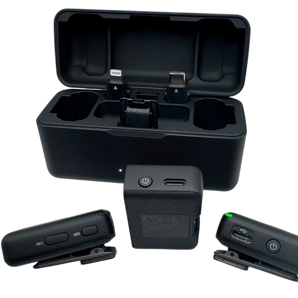 DJI Mic (2 TX, 1 RX, Charging Case) Wireless 15hr Battery Recording Bundle - Picture 3 of 11